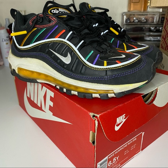 | The Martin | Nike Airmax 98 Multicolor🔴🟠🟡🟢🔵🟣⚫️⚪️ - Picture 1 of 4